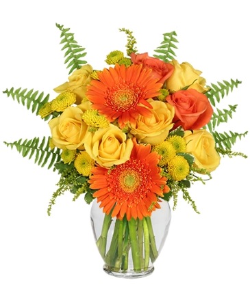 Citrus Zest Bouquet in Cary, NC | GCG FLOWER & PLANT DESIGN