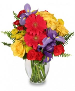 Flora Spectra Bouquet in Janesville, WI | BARB'S ALL SEASONS FLOWERS