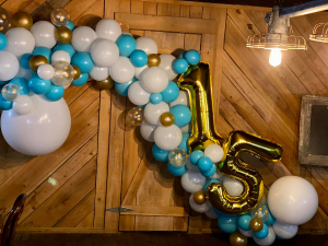 15th Birthday Balloons  Balloon Garland 