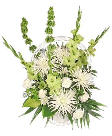 Everlasting Faith Funeral Basket in Dayton, OH | ED SMITH FLOWERS & GIFTS INC.