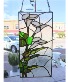 16"H Calla Lilies Design Stained Glass Window Pane Stained Glass