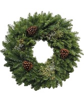 18" Holiday Wreath 