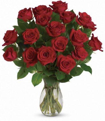 18 Premium Red Roses Bouquet