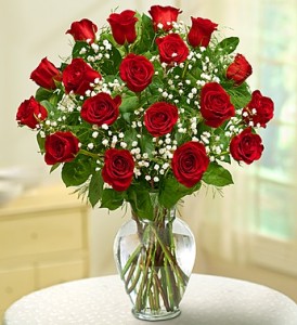 18 Red Roses Arranged