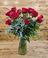 18 Roses  Floral Arrangement 