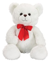 18" white bear Valentine's Day