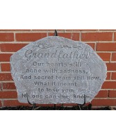 18" X 12" X 1"  Grandfather Memorial Stone 