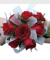 #19 Red sweetheart corsage Corsage