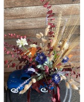 1946 Ford Truck filled with Dried Silks and Wheat  