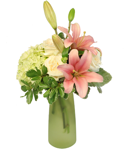 simple flower arrangements with lilies