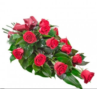1Dozen Red Rose Presentation Bouquet Presentation Bouquet