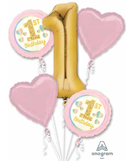 1st Birthday Balloon Bouquet  