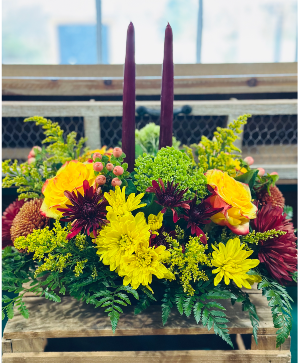 2-Candle 18" Deluxe Centerpiece 