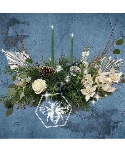 2 Candle Center Piece Designers Choice