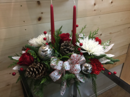 2 Candle Centerpiece