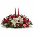 2 CANDLE CHRISTMAS CENTERPIECE ARR