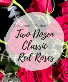 2 Dozen Classic Red Roses Vase Arrangement