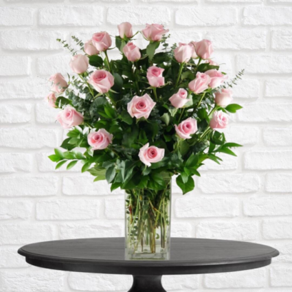 2 Dozen Pink Roses