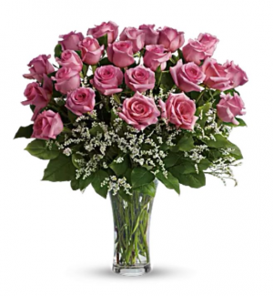 2 Dozen Pink Roses Arrangement