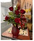 2 dozen roses  special vase arrangement