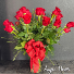 2 Dozen Roses Vase Arrangement 