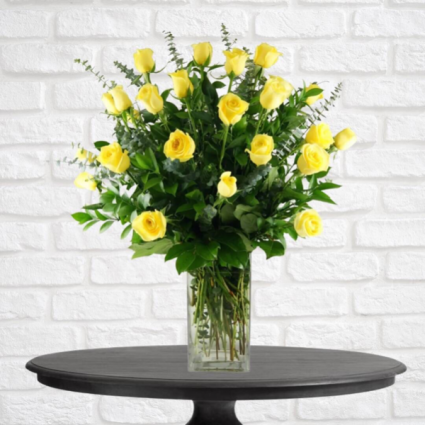2 Dozen Yellow Roses