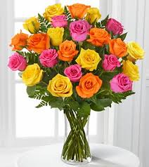 Rose Arrangement 2 Dozen Roses in Vase!