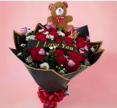 2 DZ OF ROSES WRAPPED IN PAPER-LITTLE BEAR 