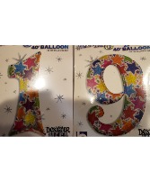 2 Oversized 40" mylar Balloons for a 19 year old! 