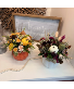 2 Pumpkin accents arrangements 