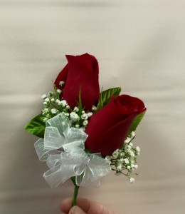 2 Standard Rose corsage