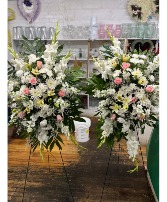 2 STANDING SPRAYS FLOWER ARRANGEMENT Arrangement