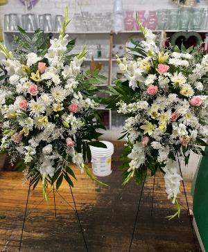 2 STANDING SPRAYS FLOWER ARRANGEMENT Flower Arrangement