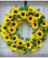 20" Sunflower Wreath Silk Wreath