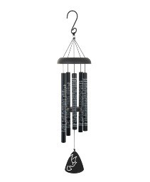 20'' Windchime Black Sonnet Amazing Grace How Sweet the Sound
