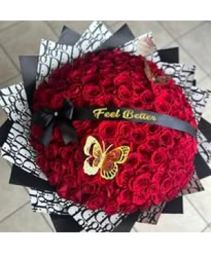 200 Red Roses Ramo  