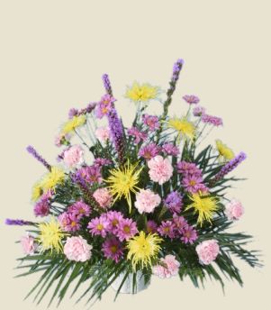 MIXED FRESH FLOWERS Sympathy Tribute