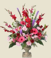 CLASSIC REMEMBRANCE URN of Funeral Flowers