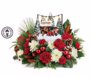 2017 Thomas Kinkade's Christmas Arrangement in Winston Salem, NC | RAE'S NORTH POINT FLORIST INC. 2017 Thomas Kinkade's Christmas Arrangement in Winston Salem, NC | RAE'S NORTH POINT FLORIST INC.