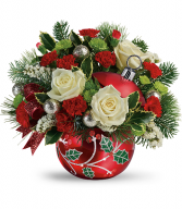 2019 Teleflora's Classic Holly Ornament Bouquet T19X405A