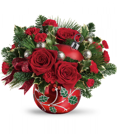 * Sold Out **Deck The Holly Ornament Bouquet T19X400A