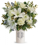 2019 Teleflora's White Snowflake Bouquet T19X310A