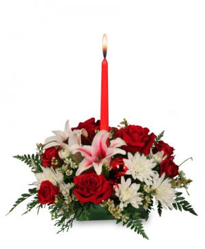 DECK THE HALLS Holiday Centerpiece in Fair Lawn, NJ | Dietch's Florist DECK THE HALLS Holiday Centerpiece in Fair Lawn, NJ | Dietch's Florist