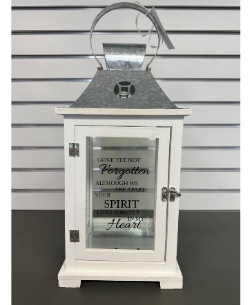 22 1/2" Not Forgotten Lantern in Chicora, PA | Lily Dale Floral Design Studio