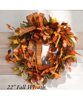 22” Fall Wreath Artificial wreath