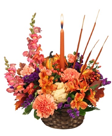 FRUITFUL FALL Basket Arrangement in Albany, NY | Ambiance Florals & Events