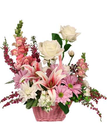 Garden So Sweet Flower Basket in Oliver, BC | Blooms and Fins, Inc.