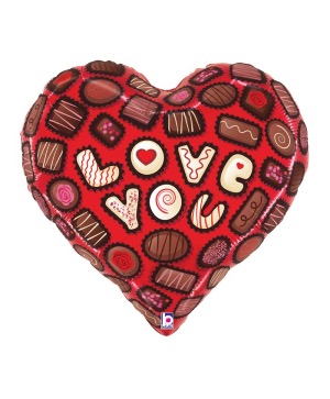 23” love you chocolates balloon 