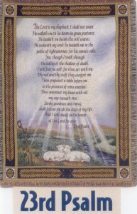 23rd Psalm Tapestry