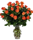 AUTUMN HARVEST ROSES VASE ARRANGEMENT 